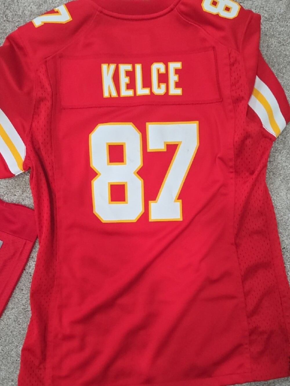 Nike Red Kansas City Chiefs #87 Short Sleeve Women's Jersey - Picture 5 of 8